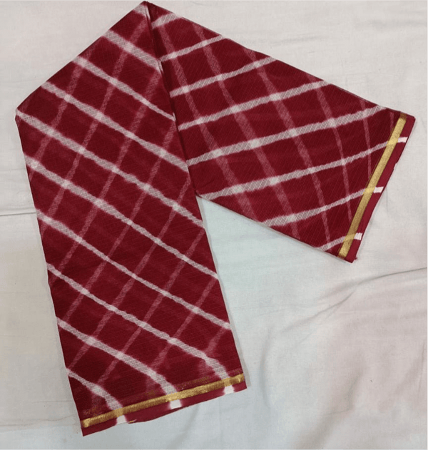 Kota Doria Pure Cotton Dupatta - Leheriya