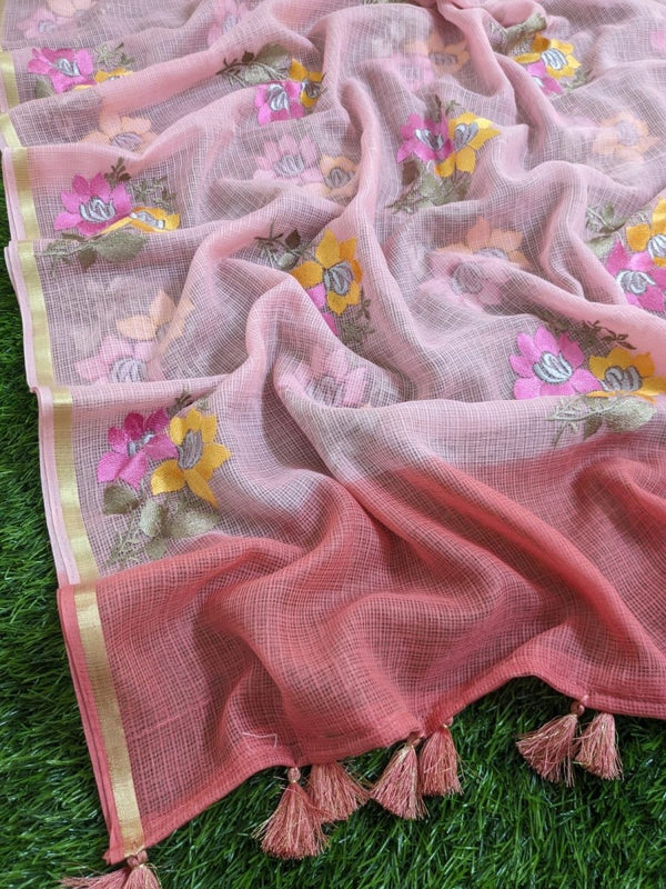 Kota Doria Pure Cotton Dupatta - Leheriya