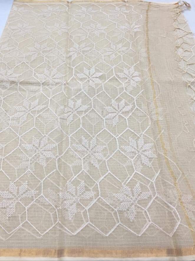 Kota Doria Pure Cotton Dupatta - Leheriya