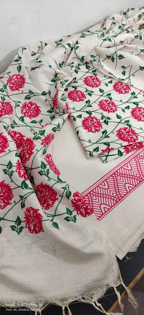 Madhubani Print Suit Salwar Suit - Leheriya