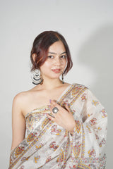 Mithila Madhubani Kota Doria Cotton 3 pc Salwar Suits - Leheriya