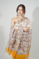 Mithila Madhubani Kota Doria Cotton 3 pc Salwar Suits - Leheriya