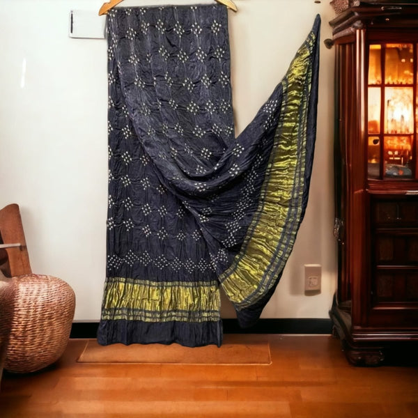 Modal Silk Bandhani Dupatta - Leheriya