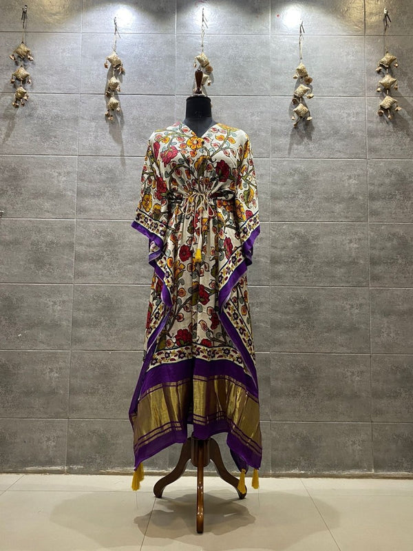 Modal Silk Kaftan - Leheriya