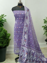 Original Woven Dhakai Jamdani 2 pc Salwar Suit - Leheriya
