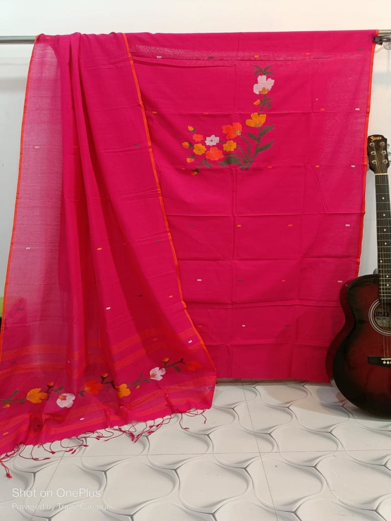 Original Woven Jaal Muslin Jamdani Kurta Dupatta Set - Leheriya