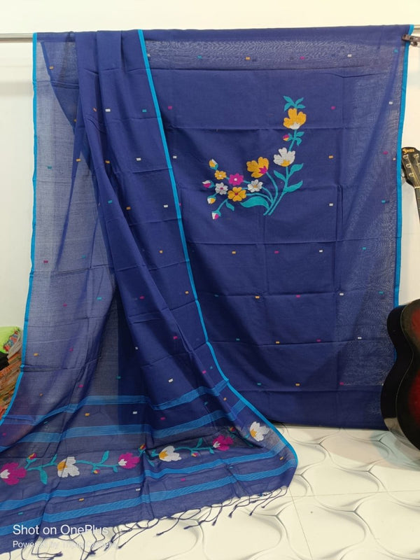 Original Woven Jaal Muslin Jamdani Kurta Dupatta Set - Leheriya