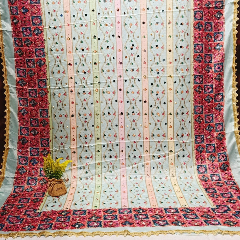 Pakistani Dupatta - Leheriya