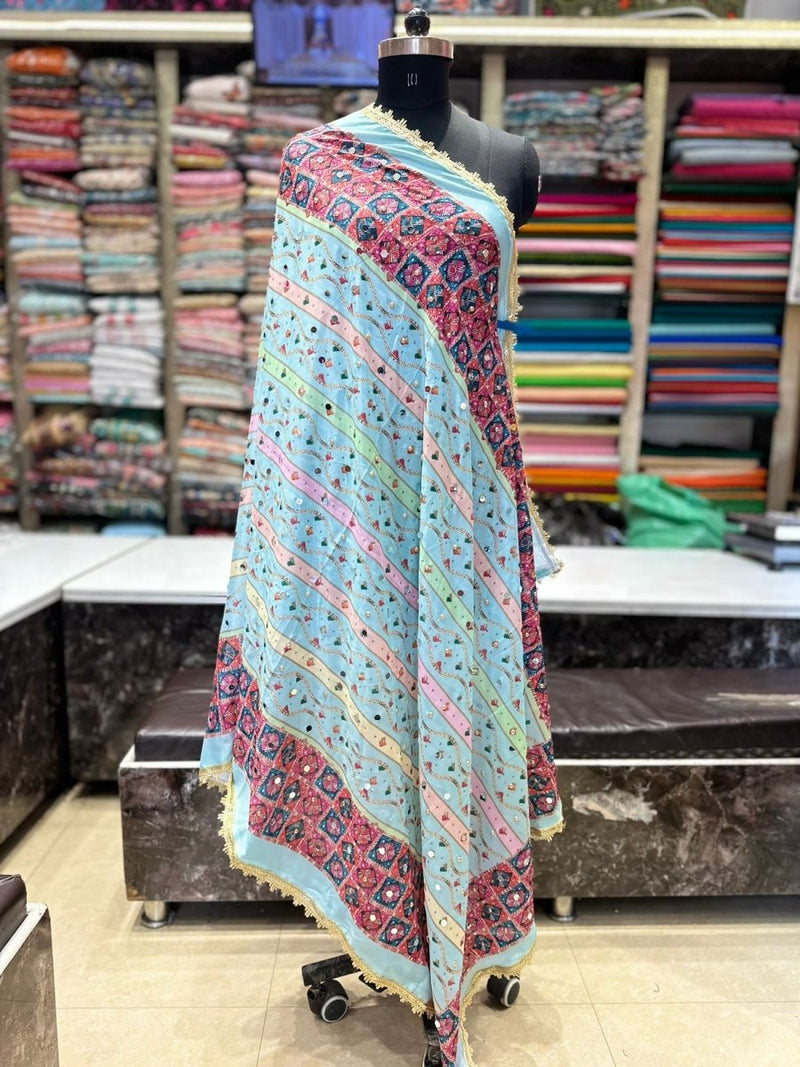 Pakistani Dupatta - Leheriya