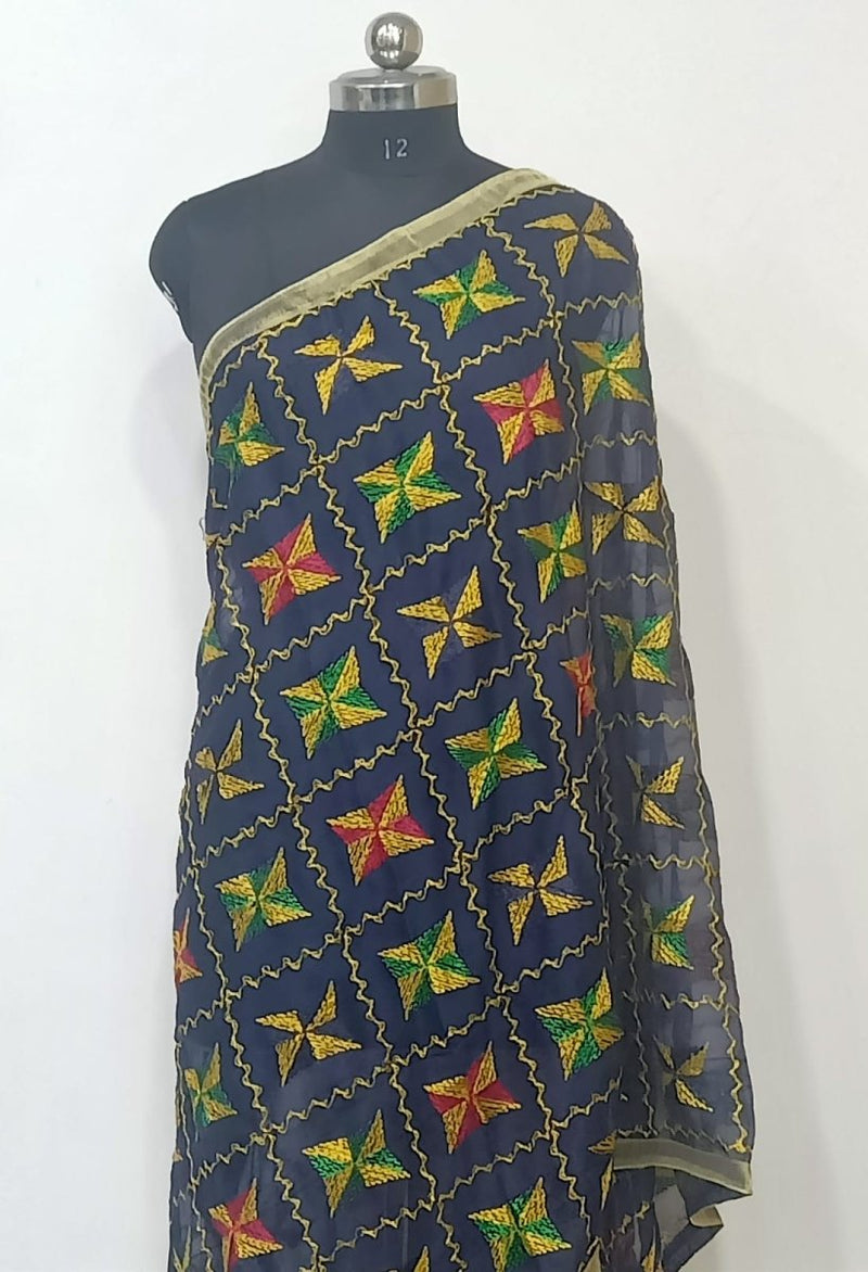 Phulkari Dupatta - Leheriya