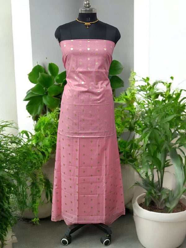 Premium Banarasi Silk Rangkat Unstitched Salwar Suit - Leheriya