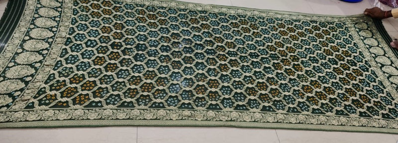 Premium Georgette Banarasi Bandhej Gharchola Dupattas - Leheriya