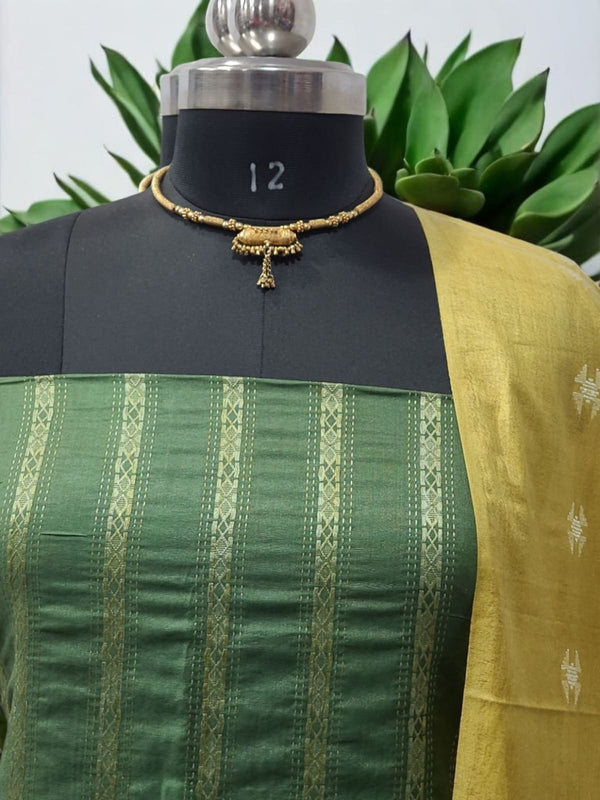 Premium Quality Katan Silk 2 Pc Suit with Dupatta - Leheriya