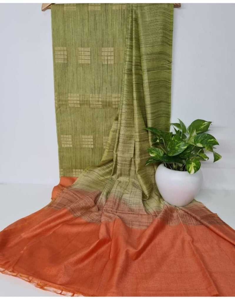 Premium Quality Katan Silk Unstitched Salwar Suits - Leheriya