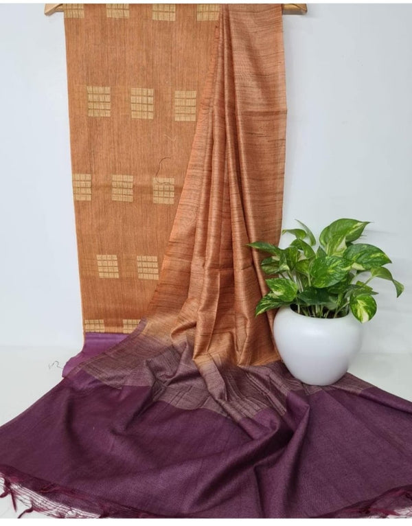 Premium Quality Katan Silk Unstitched Salwar Suits - Leheriya