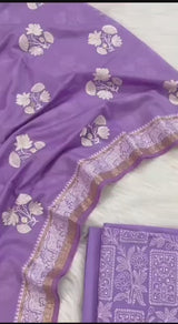 Banarasi Chanderi Salwar Suit