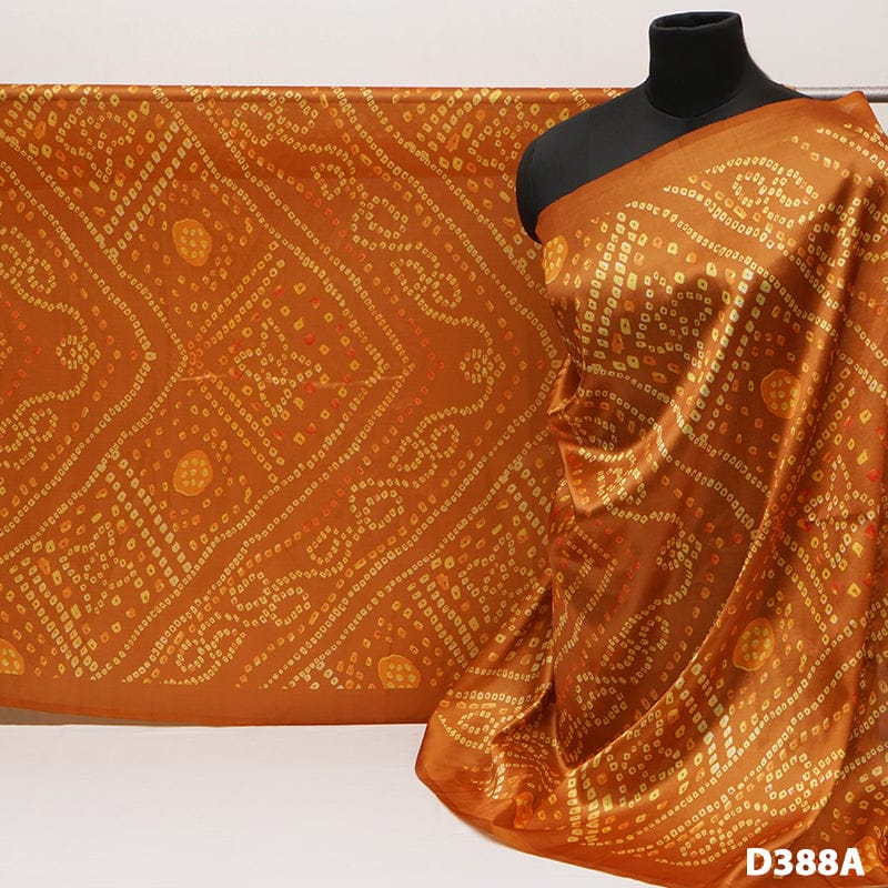 Printed Bandhani Silk Dupatta - Leheriya