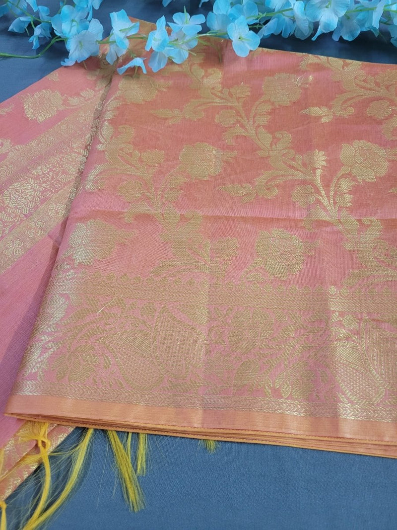 Pure Banarasi Cotton Silk Dupatta - Leheriya