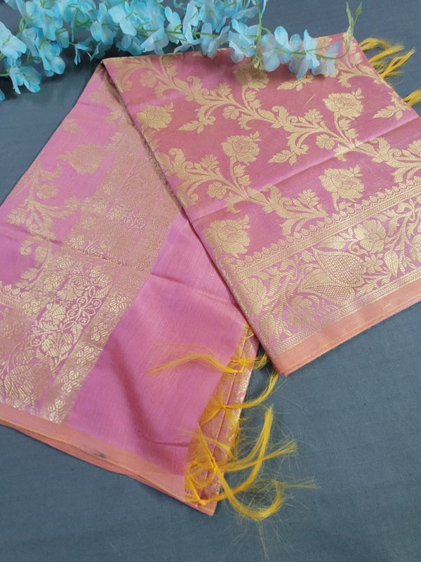 Pure Banarasi Cotton Silk Dupatta - Leheriya