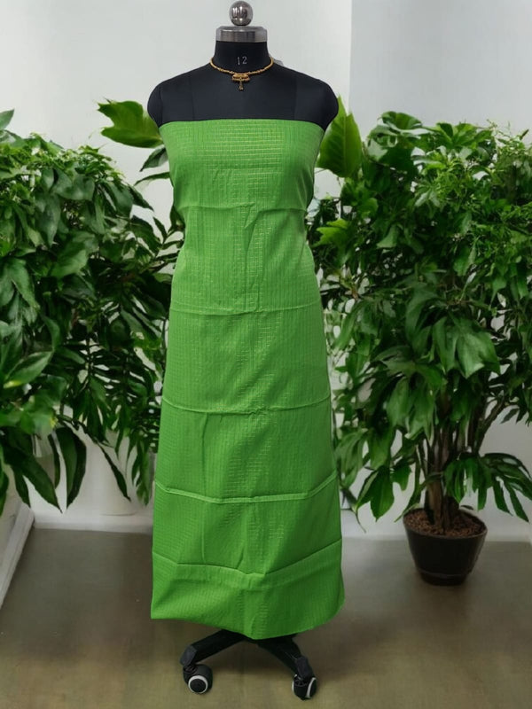 Pure Banarasi Silk Unstitched Suit With Banarasi Dupatta - Leheriya