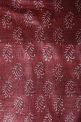 Pure Ghicha Silk Suit Hand Block Printed Salwar Kameez - Leheriya