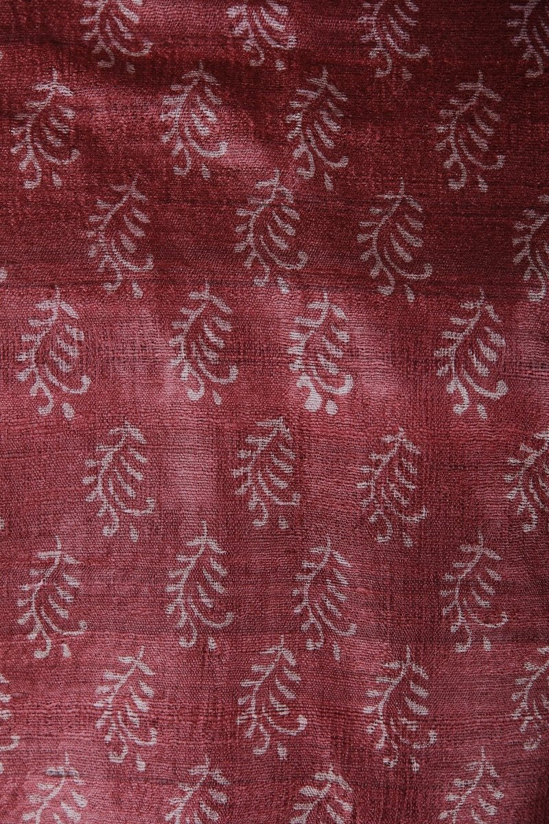 Pure Ghicha Silk Suit Hand Block Printed Salwar Kameez - Leheriya