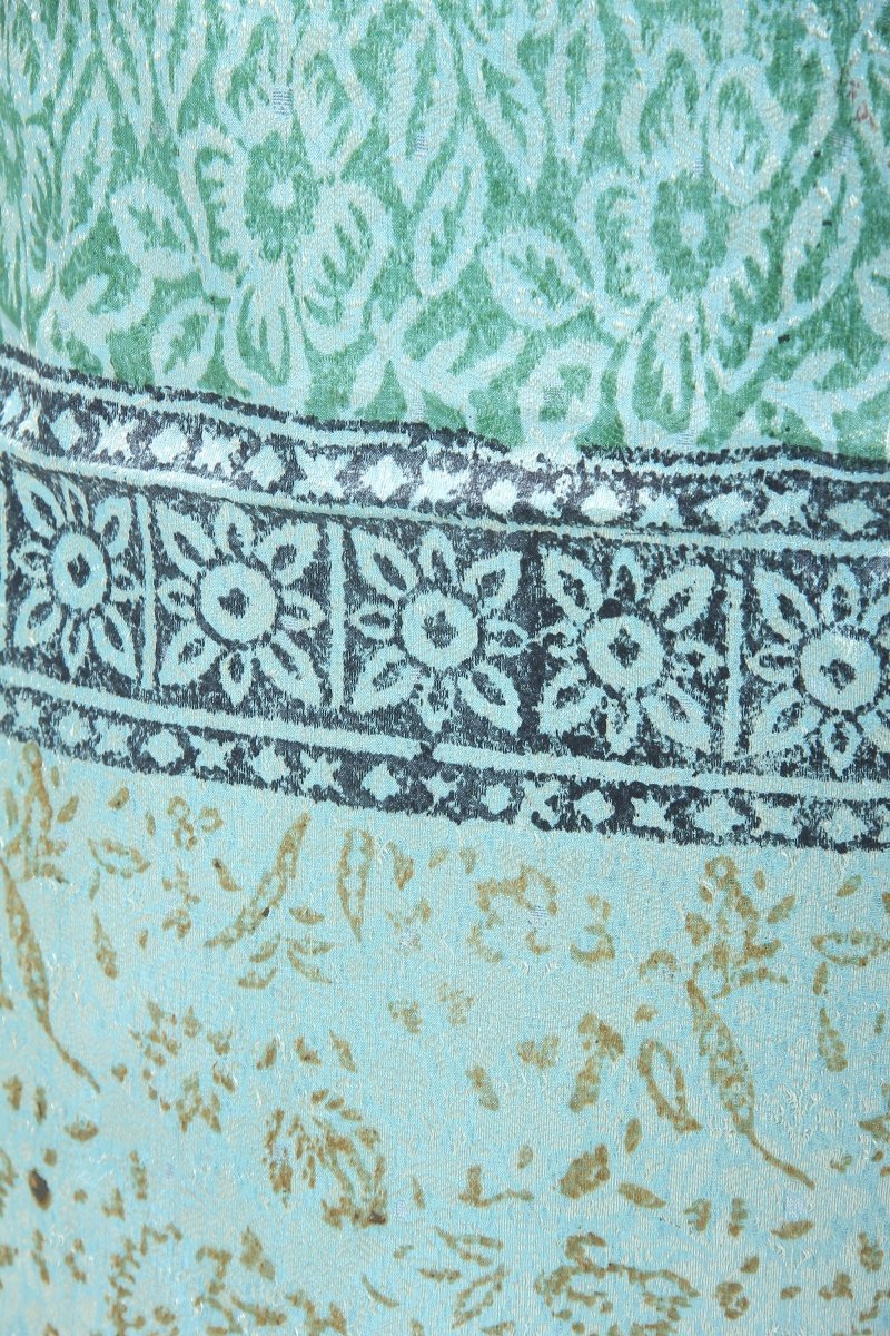 Pure Handloom Silk Suit - Leheriya