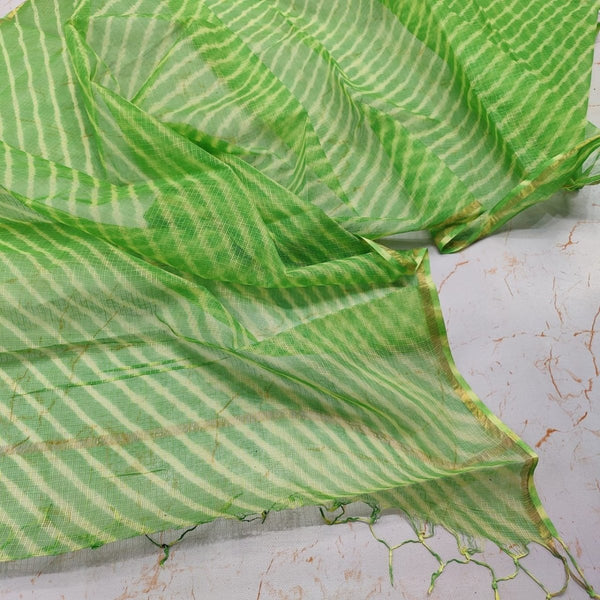 Pure Kota Cotton Shibori Dupatta - Leheriya