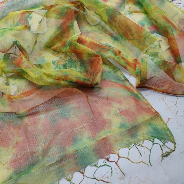 Pure Kota Cotton Shibori Dupatta - Leheriya