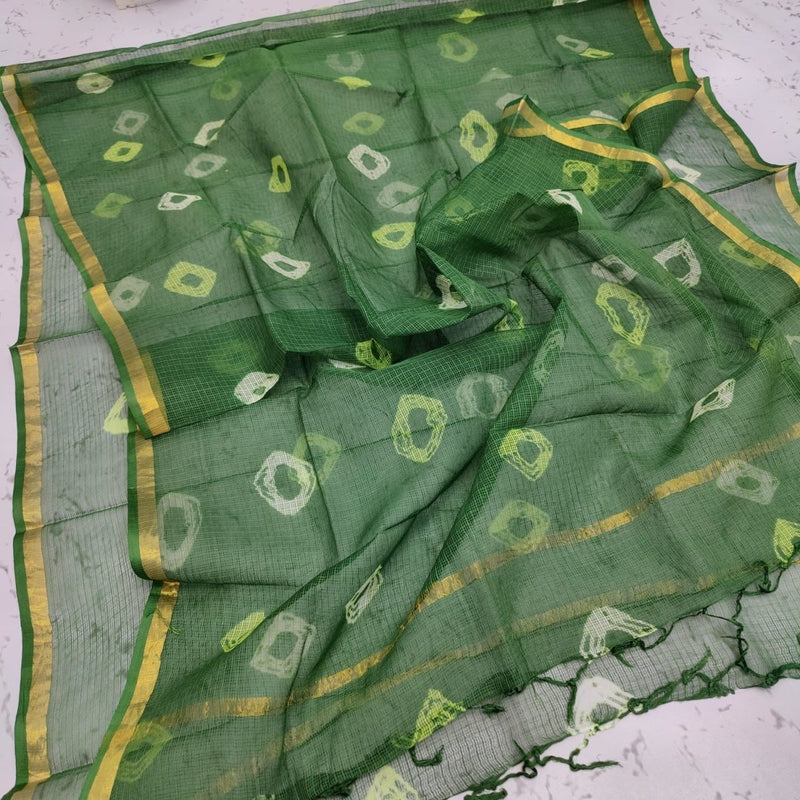 Pure Kota Doria Cotton Dupatta - Leheriya