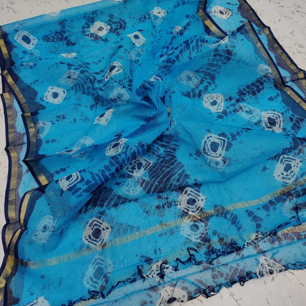 Pure Kota Doria Cotton Dupatta - Leheriya