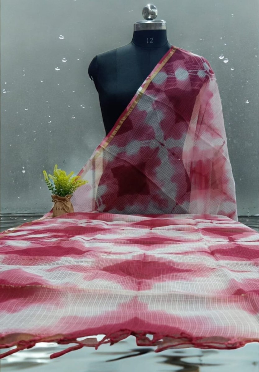 Green - Plain Cotton Kota Doria Dupatta 46