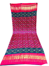 Pure Silk Patola Digital Print Dupatta with Silk Tissue Pallu - Design 1 - Leheriya