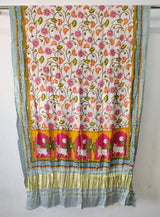 Pure Silk Patola Pichwai Print Dupatta with Lagdi Patta - Limited Edition - Leheriya
