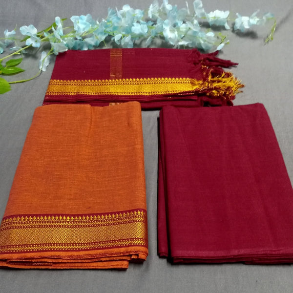 South indian cotton dress material discount