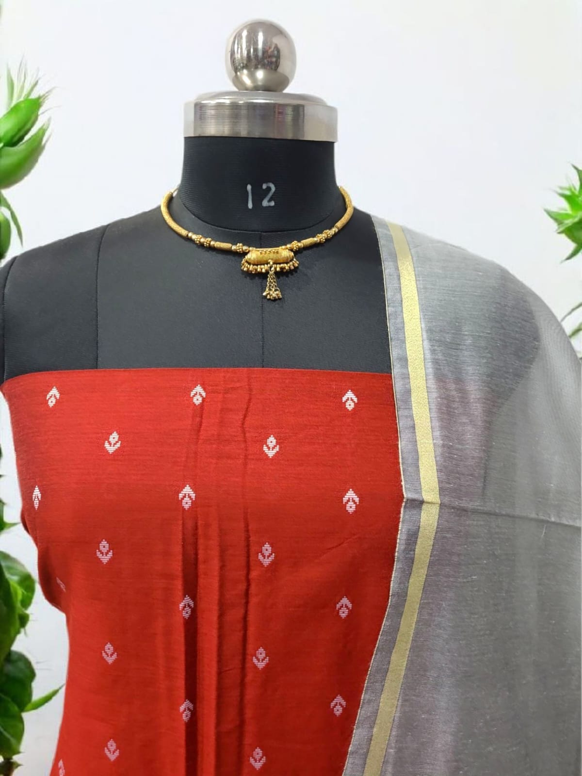 white christmas dresses South Cotton Silk Handloom Unstitched Dress Material
