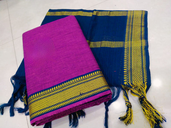 South Cotton Mangalgiri Salwar Suit with Nizam Border | Color |