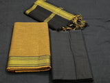 South Cotton Mangalgiri Salwar Suit with Nizam Border - Ready to Dispatch
