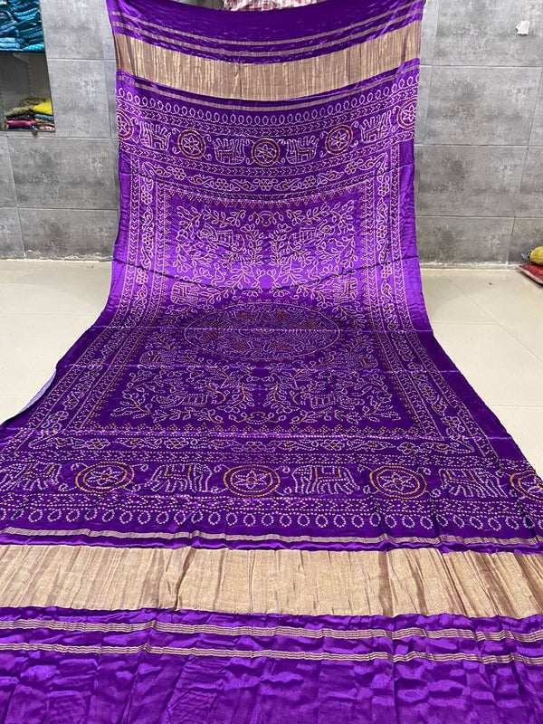 Ready to dispatch Pure Silk Patola Digital Print Dupatta with Silk Tissue Pallu